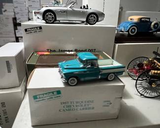 #EstateSaleHack : By the way… As you can tell from this picture, the writing on the box indicates the primary color of the vehicle within!
