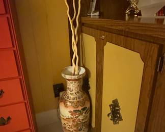 Japanese Satsuma Porcelain Vase