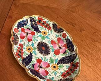 Antique Spode "Chrysanthemum" Pattern Imari Porcelain Dish