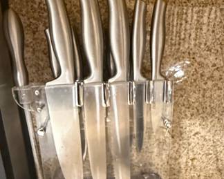 DEIK Kitchen Knife Set with Block