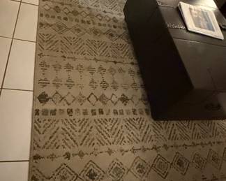 Moroccan Geometric Pattern Area Rug