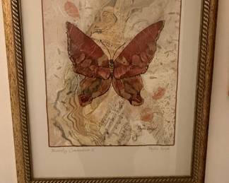 Phyllis Knight Butterfly Composition II Framed Art