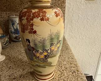 Japanese Satsuma Style Porcelain Vase