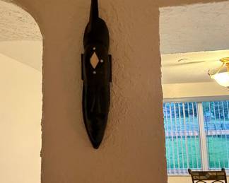 Pair of Decorative African Tribal Mask