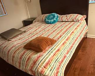 Upholstered Headboard and Bed Frame