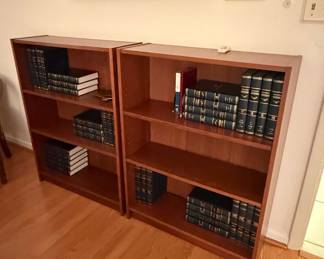 Mid-Century Modern Style Bookcases (Set of 2)