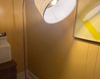 EDISHINE Arc Floor Lamp with Drum Shade