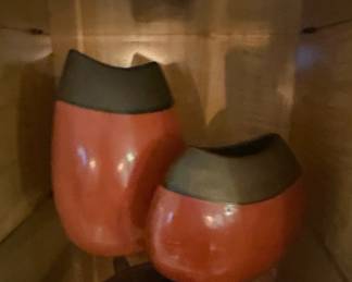 Pair of Mid-Century Modern Ceramic Vases