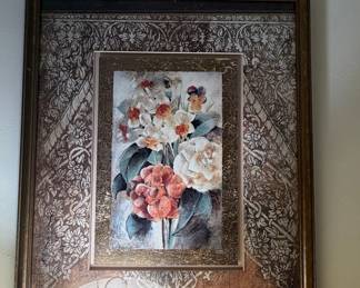 Framed Floral Still Life Print