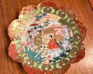 Japanese Geisha Ware Plate