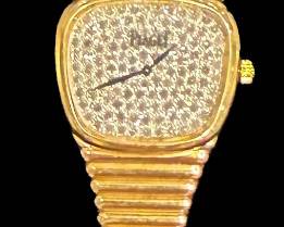 ellow Gold & Diamond Piaget Watch