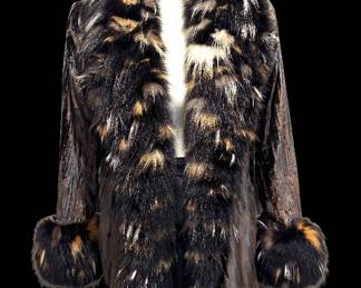 Fur Trimmed Coat