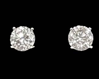 1t. 6ctw diamond studs