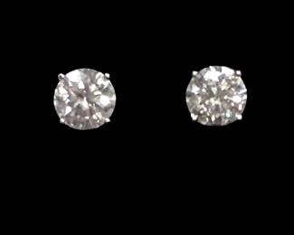 2. 4.16ctw diamond studs