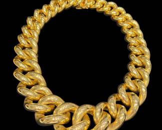 18K Chunky Link Necklace, 261.29 gr
