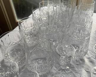 Huge Collection of Waterford Crystal Stemware 