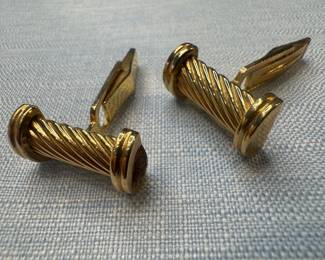 14K Gold Cuff Links