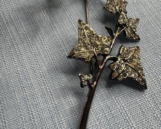 Sterling Silver Maple Leaf Brooch
