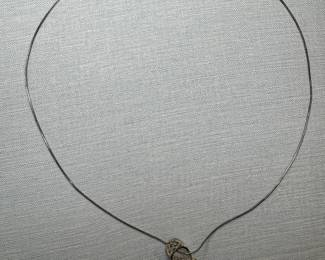 Sterling Silver with Swarovski Crystal Pendant