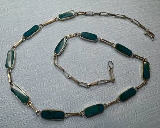 Sterling Silver & Turquoise Necklace