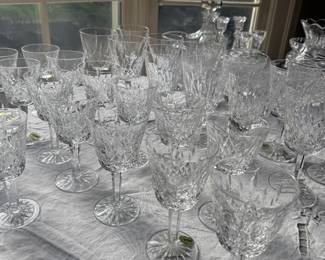 Huge Collection of Waterford Crystal Stemware 