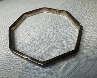 Sterling Silver Octagonal Bangle (2 Available)