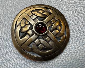 Sterling Silver Celtic Knot Brooch