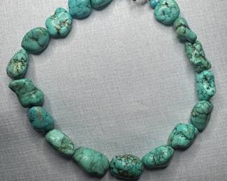 Turquoise Nugget Necklace