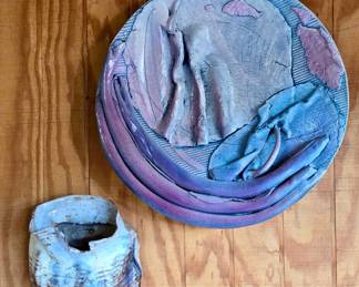 Studio pottery wall sculpture