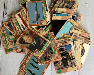 big collection of Desert Storm trading cards