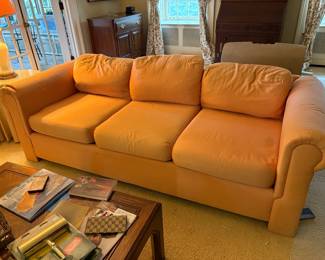 a pair of early 1980s couches by Carter Furniture, yes, they need to be reupholstered and they will be priced accordingly