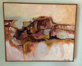 original abstract oil paintings by Teasley