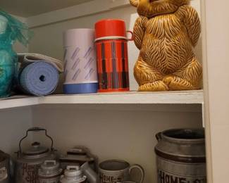 Pottery, cookie jar, etc