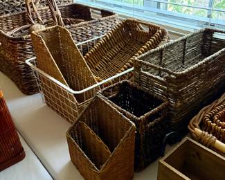 Decorative Wicker & Woven Storage Baskets