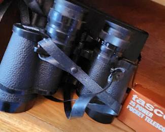Binoculars. 