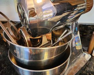 Sunbeam Mixer with all the Additions. 