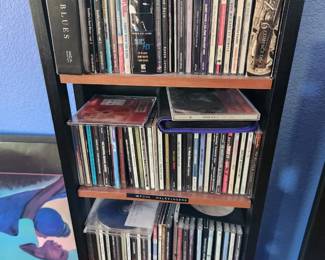 CD's and DVD's. 