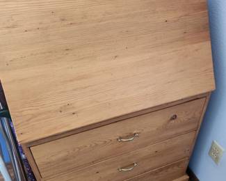 Pine Secretary Desk
