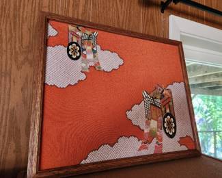 Framed Kimono Fabric 