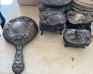 Art Nouveau Dressing table set