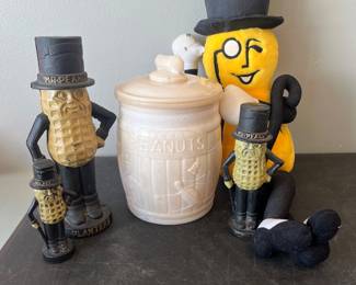 vintage Cast Iron Planters Peanut collection