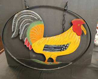 Wrought Iron Rooster
