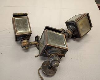 Antique buggy/horseless carriage lights