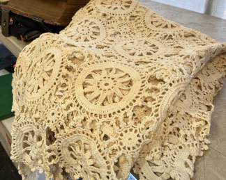 Hand Crocheted Lace Bedspread