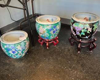 Asian Fish bowls
