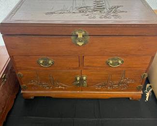 Asian Musical Jewelry Box