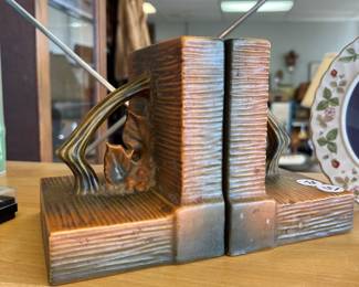 Roseville bookends