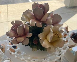 Capademonte and Milk glass