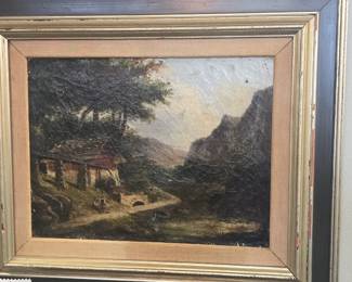 circa 1900s oil on canvas