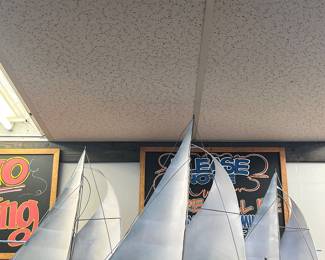 Signed Sailboat Sculptures